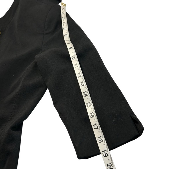 Austin Reed Black Button Front Wool Jacket  Sz 14 - Picture 11 of 11